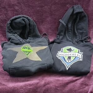 Two - Adidas Men's Sounders Hoodies